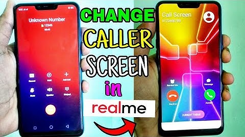 Change Caller Screen On Any Realme Phones #cool 🔥