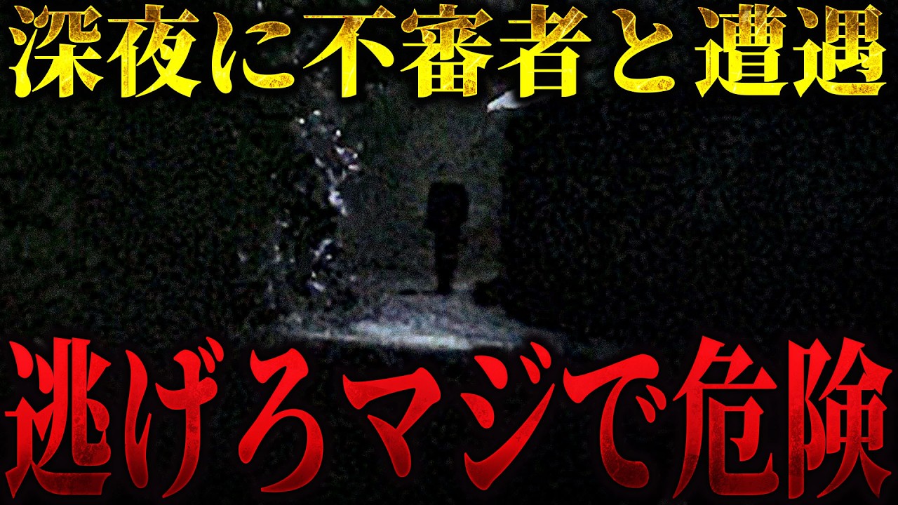 【心霊コラボ総集編】不審者が近づいてくる？ ヤバい今すぐ逃げろ... 過去一身の危険を感じました【トリハダ×貧乏中年TV】