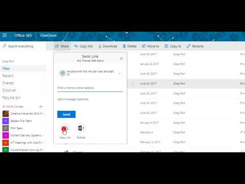 OneDrive - get a link