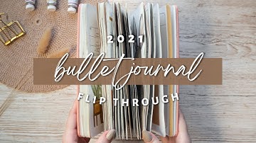 2021 Bullet Journal Flip Through | July To December | NO TALKING, RELAXING
