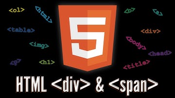 HTML div and span