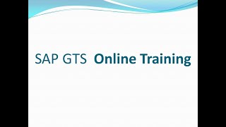 Call@7993762900.Best SAP GTS(Global Trade Services)Online Training in Hyderabad,Bangalore,Pune