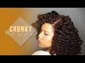 Defined Flat Twist Out on Natural Hair