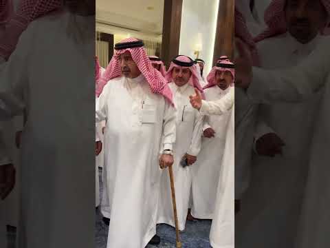 الامير تركي بن طلال مع الشيخ علي بن سعد بن فردان