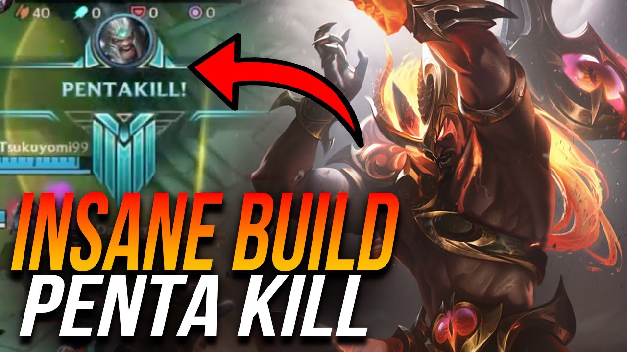 WILD RIFT TRYNDAMERE PENTA KILL THE BEST BUILD YOU NEED TO TRY OUT
