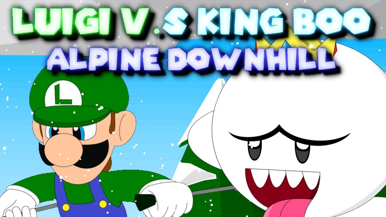 Luigi V.S King Boo: Alpine Downhill