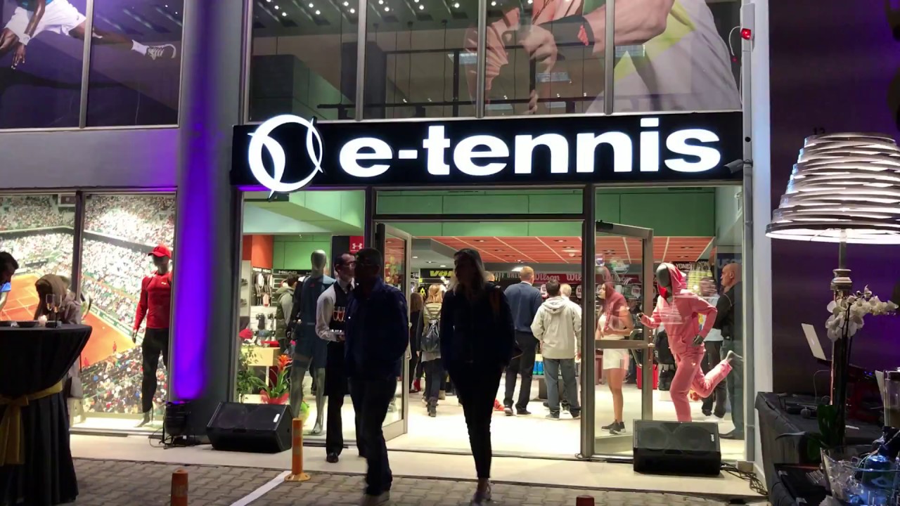 Εγκαίνια μαγαζιού e-tennis store opening Marousi