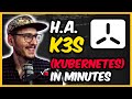 HIGH AVAILABILITY k3s (Kubernetes) in minutes!