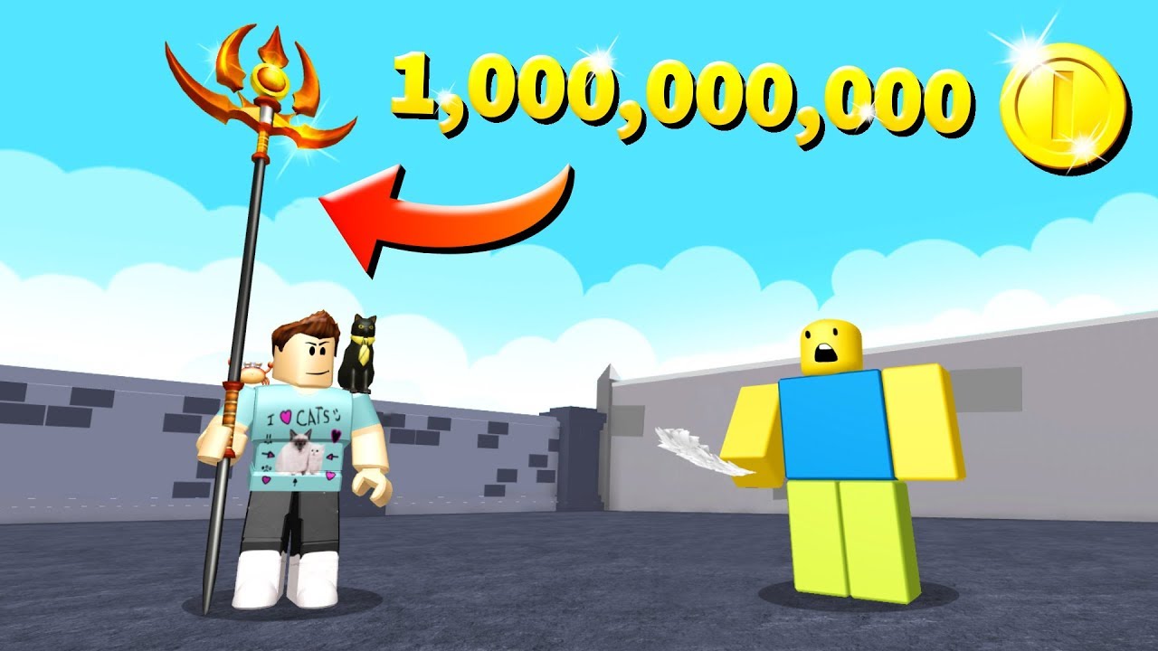 The 1 000 000 000 Weapon In Roblox Weapon Simulator Youtube - roblox shooting simulator