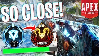 We are THIS Close To Apex Predator! - PS4 Apex Legends Road to Apex Predator!