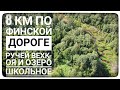 Маршрут 8 км. Озеро Школьное и ручей Векх-оя у Токсово.