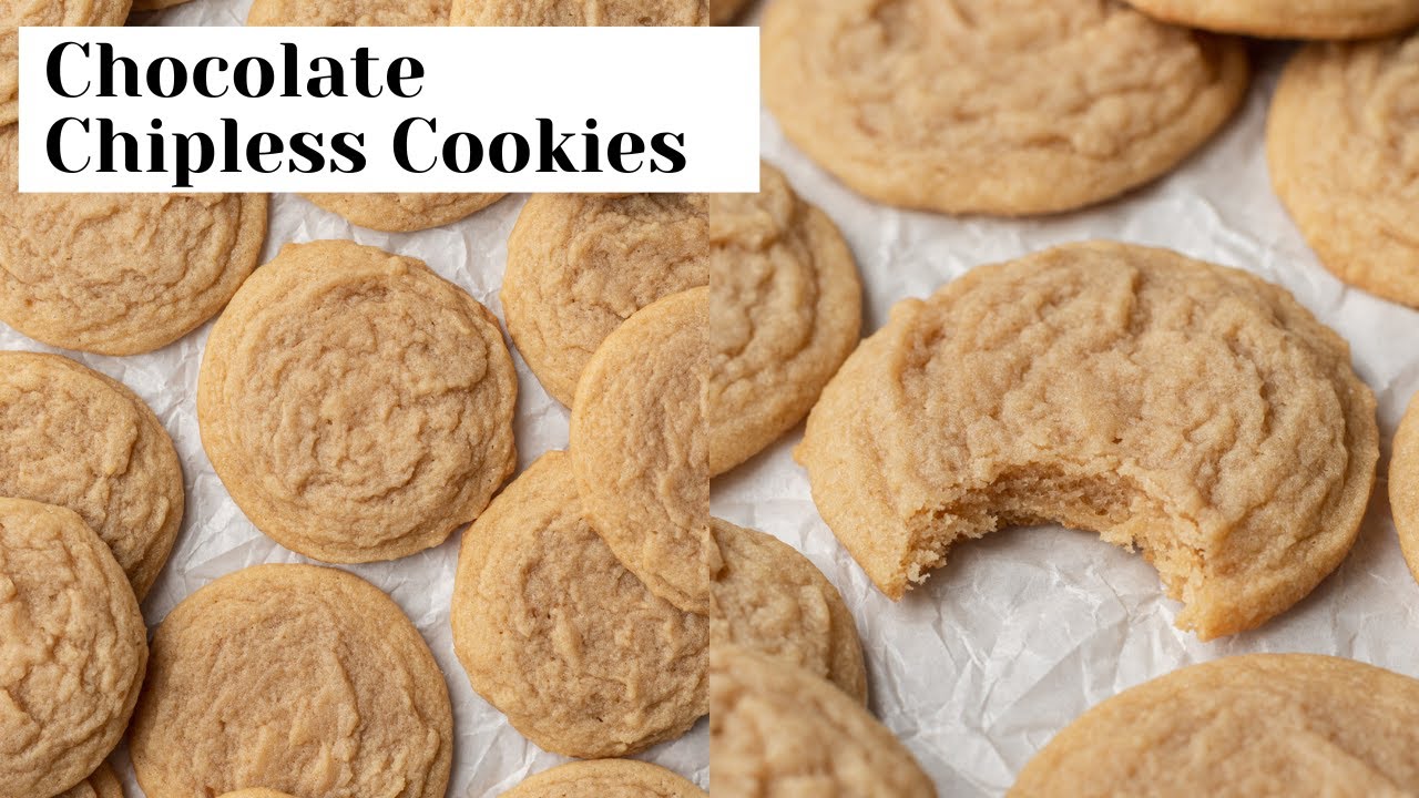 Chocolate Chipless Cookies (20 Minute Recipe! No Dough Chilling!)