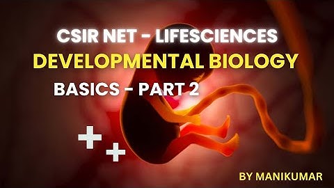 Developmental Biology Basics Part-2 | CSIR NET | IN TAMIL | MANIKUMAR