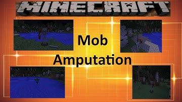 Minecraft: MOB AMPUTATION MOD
