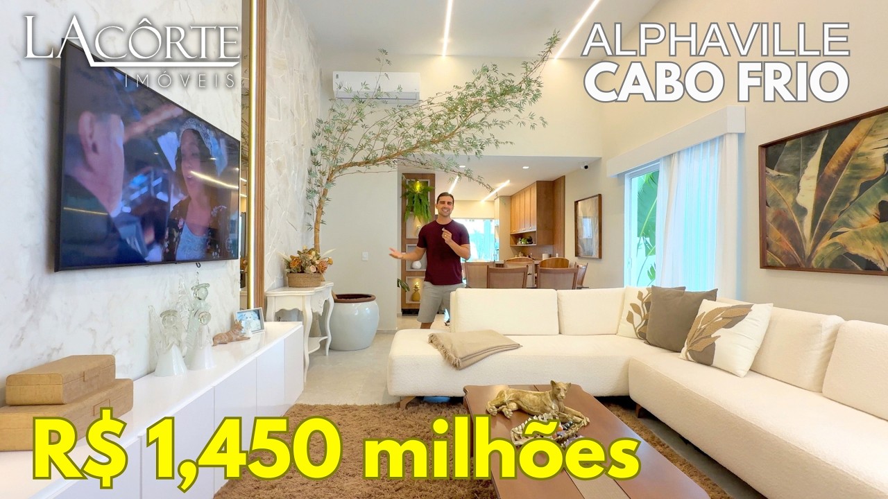 Alphaville Cabo Frio: casa de praia moderna, com excelente localização, Região dos Lagos, Búzios!