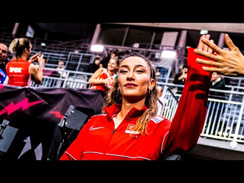 Powerful Outside Hitter -  Hande Baladin | Crazy Volleyball Spikes | World Championship 2022 (HD)