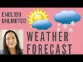 天气预报英文 | 听懂电视广播的weather forecast|出国旅游学英语