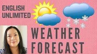 天气预报英文| 听懂电视广播的weather forecast|出国旅游学英语