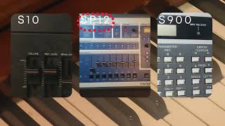 12 Bit Sampler Battle. S10, SP12, S900 vs a piano. Which is the best sampler drum machine?