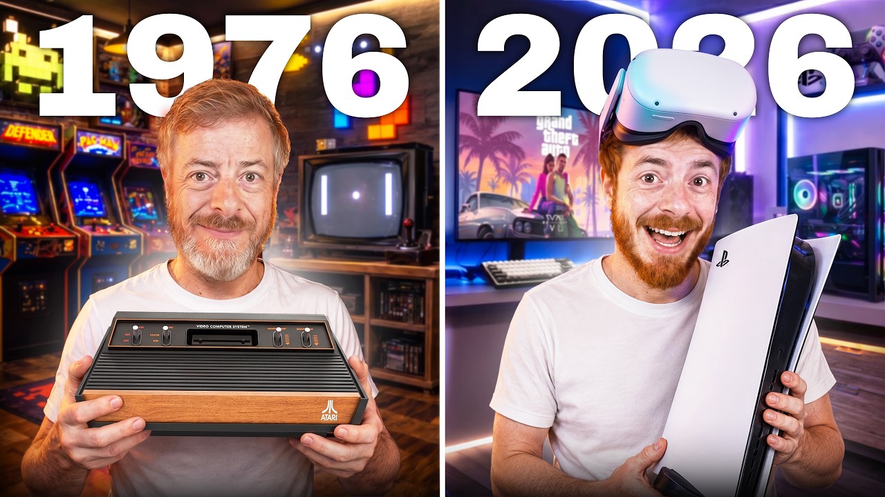 J'ai testé 50 ANS de JEUX VIDÉO !