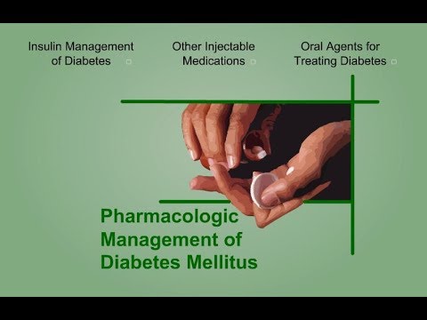 مدیریت فارماکولوژیک دیابت ملیتوس