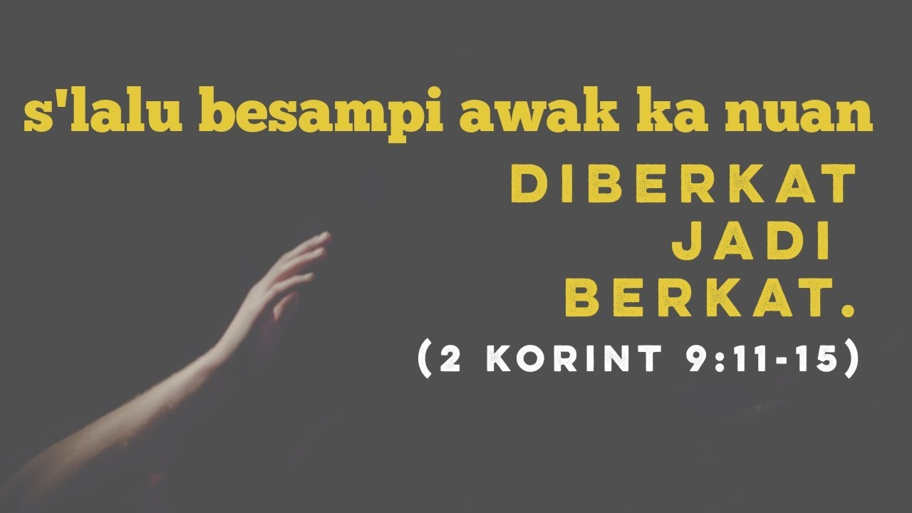 Ps Brundang | S'lalu Besampi Awak ka Nuan Diberkat jadi Berkat