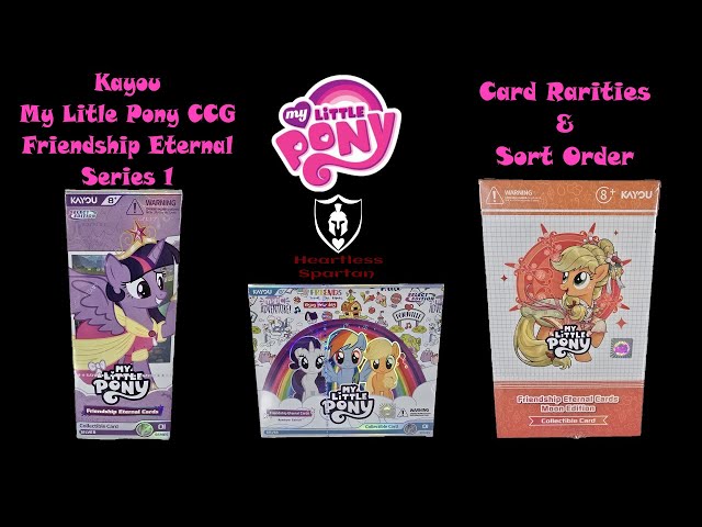 rare my little pony cards Booster-Kayou My Little Pony Box Collection Card – GRAND ANIME CARD main image 1