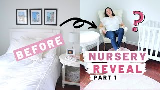 Creating our Baby Girl's Nursery | Part 1/2 | Girl Nursery Decorating Ideas & Girl Nursery Inspo