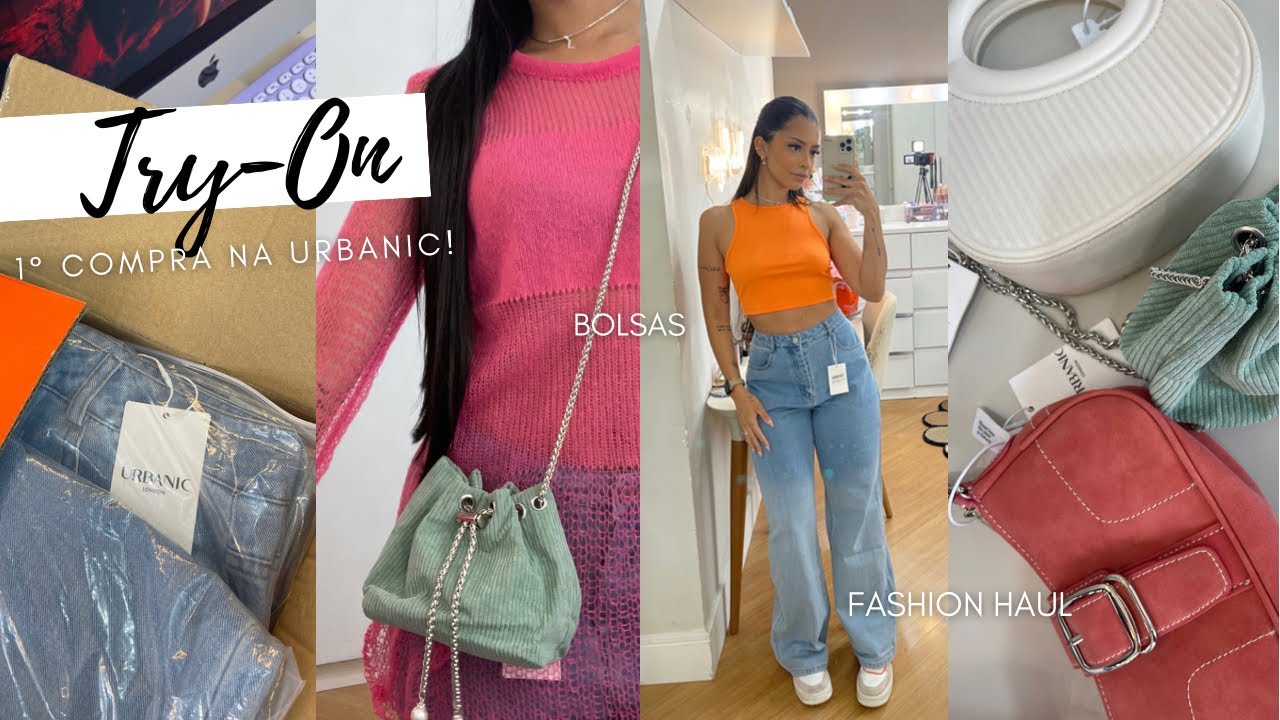 PRIMEIRA VEZ COMPRANDO NA URBANIC, LOOKS COLORIDOS E BOLSAS NOVAS! -  Fashion Haul 