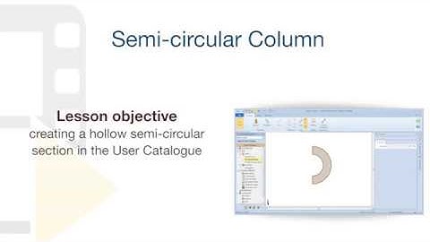 Edificius Tutorial - Semi-circular column - ACCA software