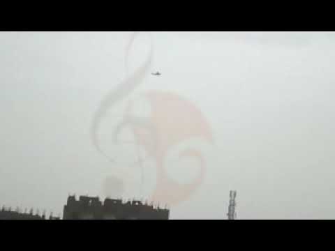 سر الطائرة الهيليوكبتر التى كانت تدور حول مدينة أرمنت صباح اليوم حالا 15 2 2019 