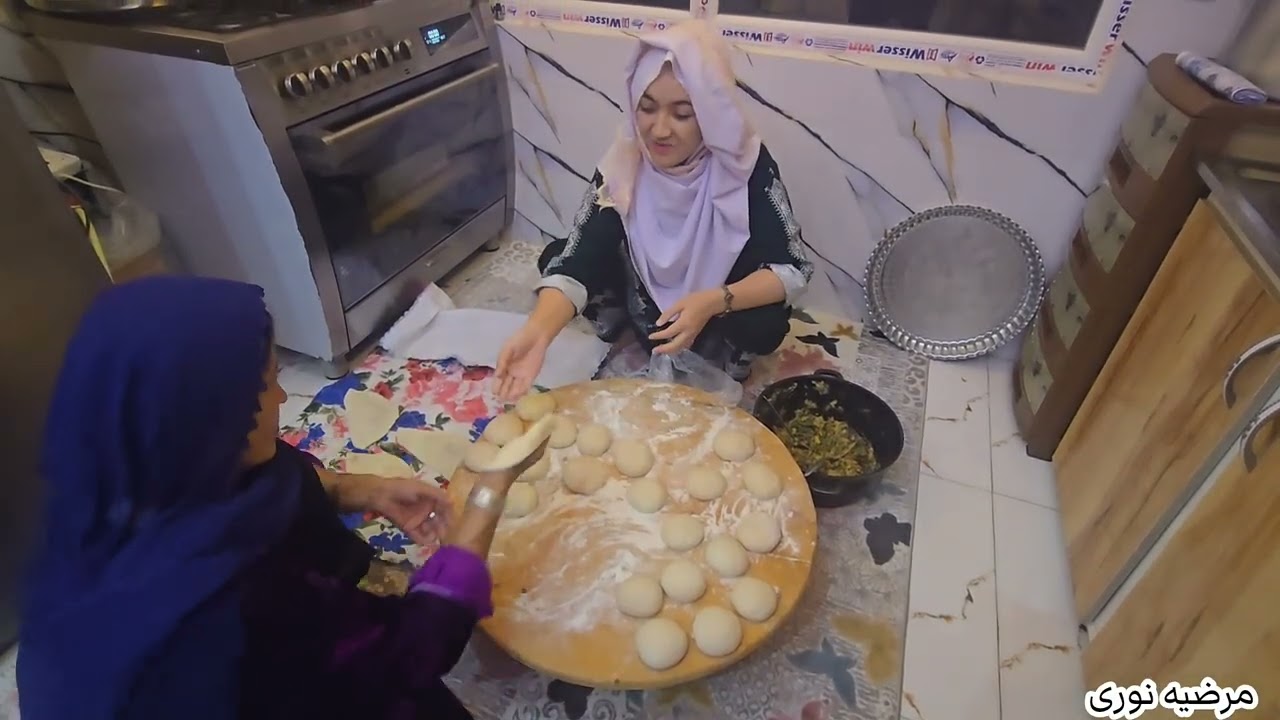 Прекрасные дни с мамой ❤️ Мы вместе готовили болани 😋