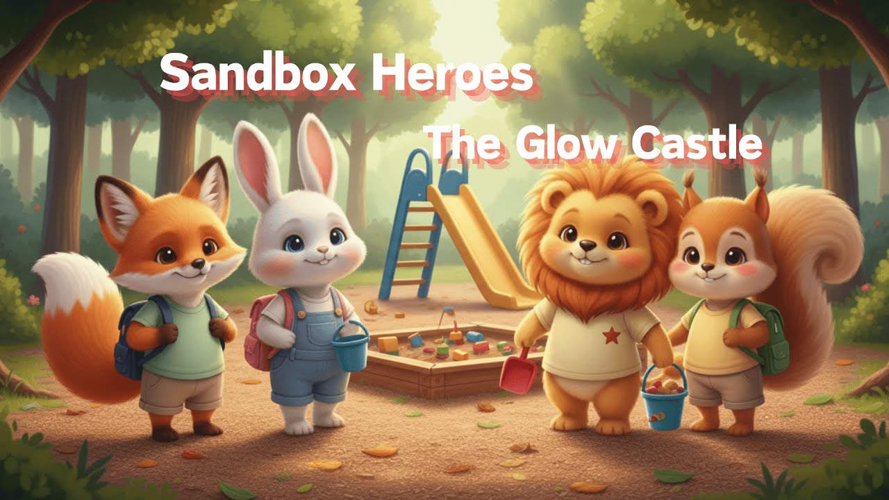✨ Sandbox Heroes: The Glow Castle  | English Preschool Anti Bullying Story ✨Bedtime story