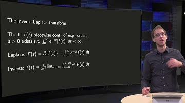 The inverse Laplace transform - definition