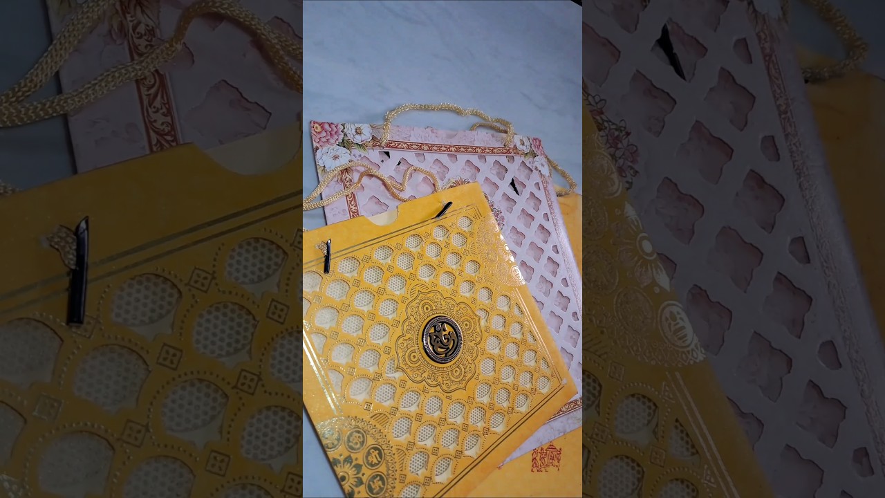 DIY Elegant Bookmark/ wedding card craft ideas/Intresting Bookmark Idea/weast se Best