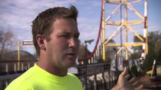 Baynum Painting refurbishes Top Thrill Dragster at Cedar Point