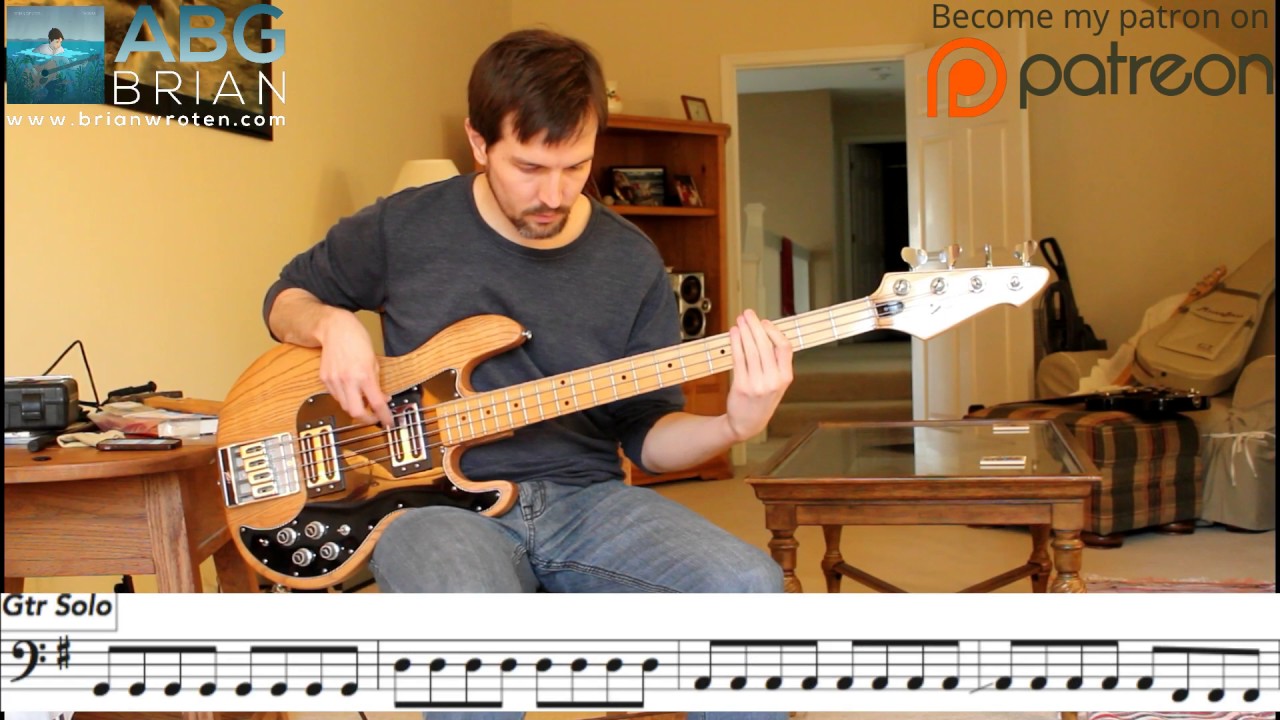 Joe Walsh One Day At A Time Bass Only YouTube