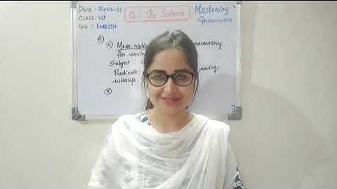 CLASS VII ENGLISH 24-06-2021 by Ms. Shweta Shukla