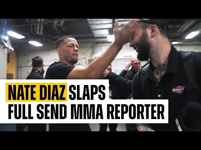 NELK On Their MMA Reporter Getting SLAPPED By Nate Diaz! class=