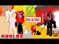 We Went TRICK Or TREATING With Our Kids And THIS Happened In Adopt Me! (Roblox)