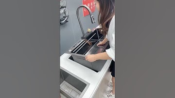 Chậu rửa chén đa năng thiết kế hiện đại thông nhiều tính năng: tích hợp máy rửa ly chén...