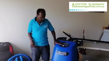 How to set up a new PEX 500 Carpet CleaningMachine