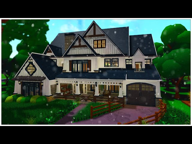 realistic green bloxburg house build🐸 video is on my