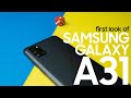 First look of samsung galaxy a31