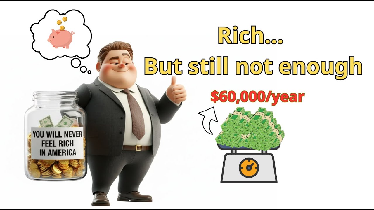 "Being rich" in America isn't about numbers – it's about the feeling.