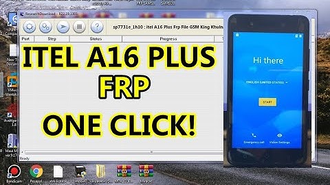 Itel A16 Plus FRP Reset File, One Click!