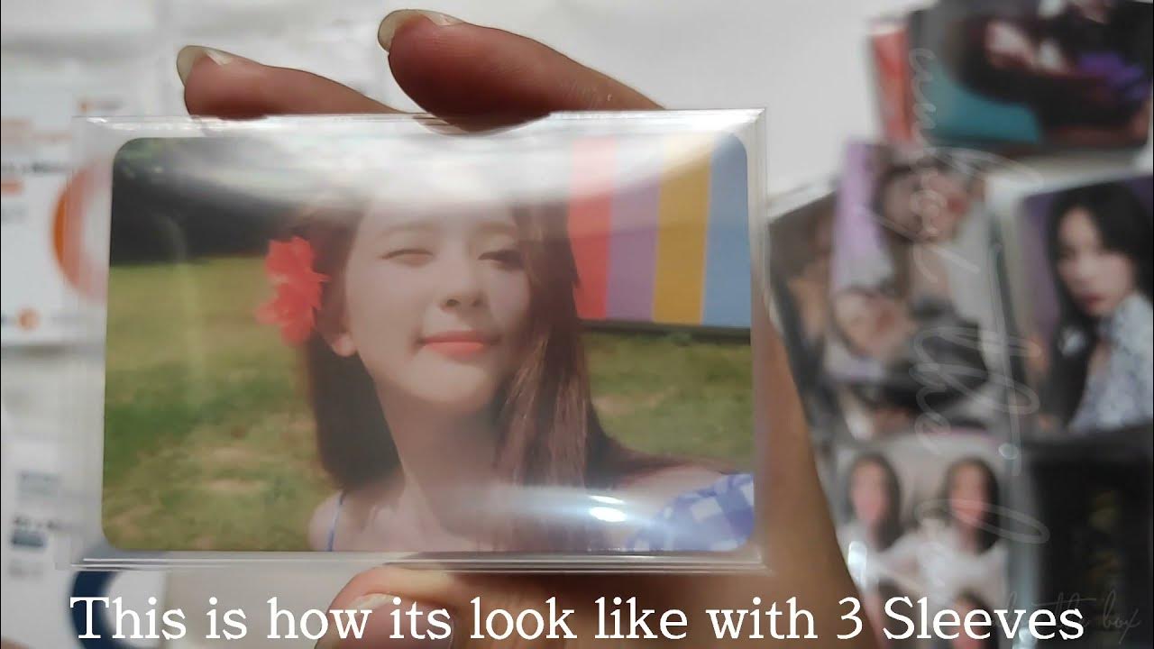 Triple Sleeve for Photocard with Popcorn games sleeve YouTube