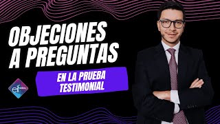 Objeciones: herramienta de litigación │Semana1 día 8 │ Técnicas de Litigación Oral con David Peñuela