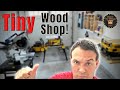 Tiny woodworking shop tour  how i do things diy