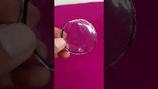 How to make magnifying glass using bottle | Diy magnifying glass making | magnifying lens  #shorts